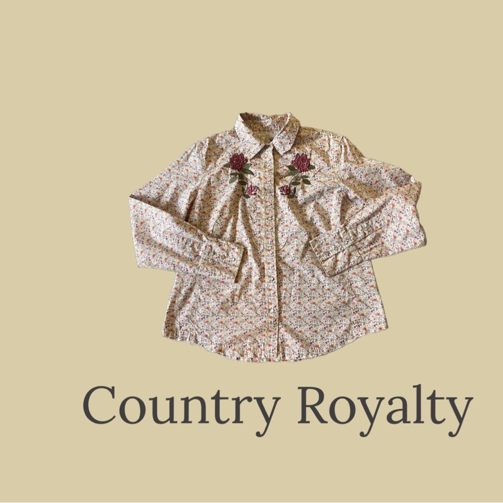 Country Royalty Western  Style shirt - Picture 3 of 11